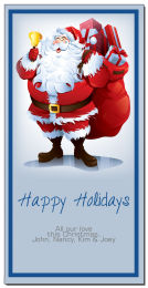 Christmas Designer Santa with Presents Card 4